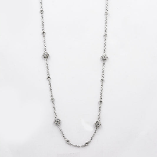 LaViano Jewelers Necklaces - 14K White Gold Diamond Necklace