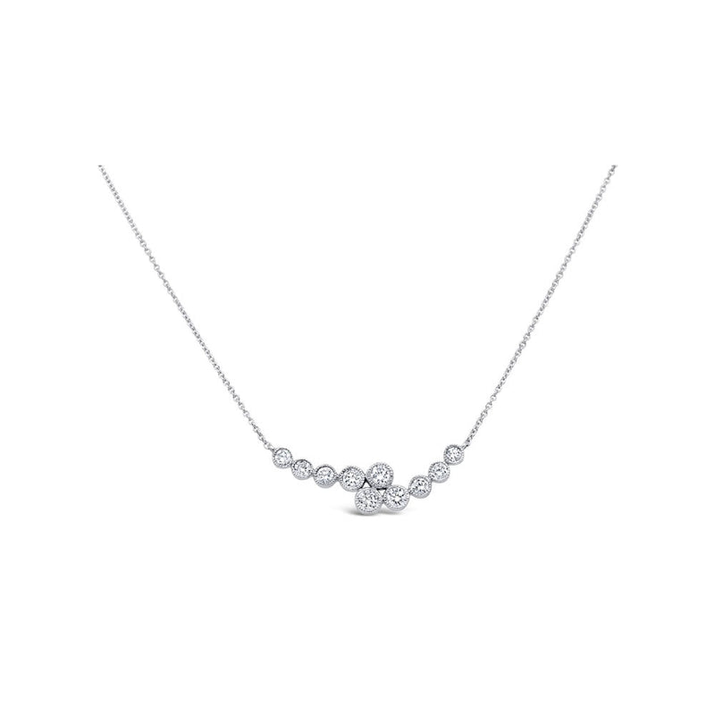 lavianojewelers - 14K White Gold Diamond Pendant Necklace | 