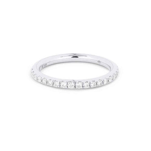 lavianojewelers - 14K White Gold Diamond Wedding Band | 