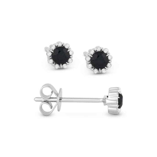 lavianojewelers - 14K White Gold Sapphire Earrings | LaViano