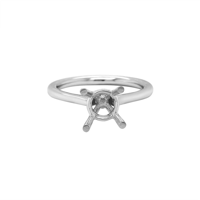 LaViano Jewelers Rings - 14K White Gold Semi Mounting Ring |