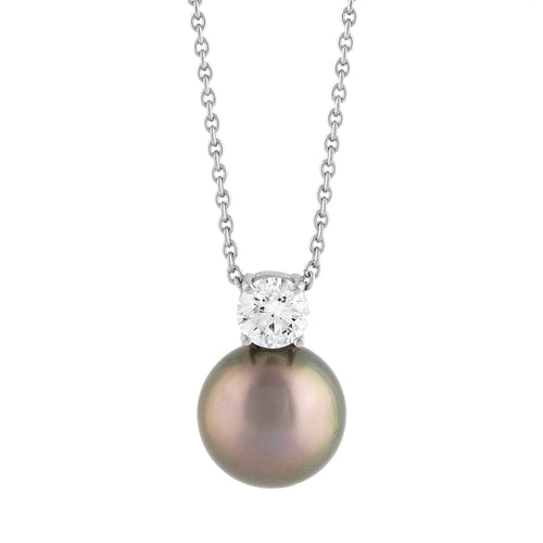 LaViano Jewelers Necklaces - 14Karat White Gold Tahitian