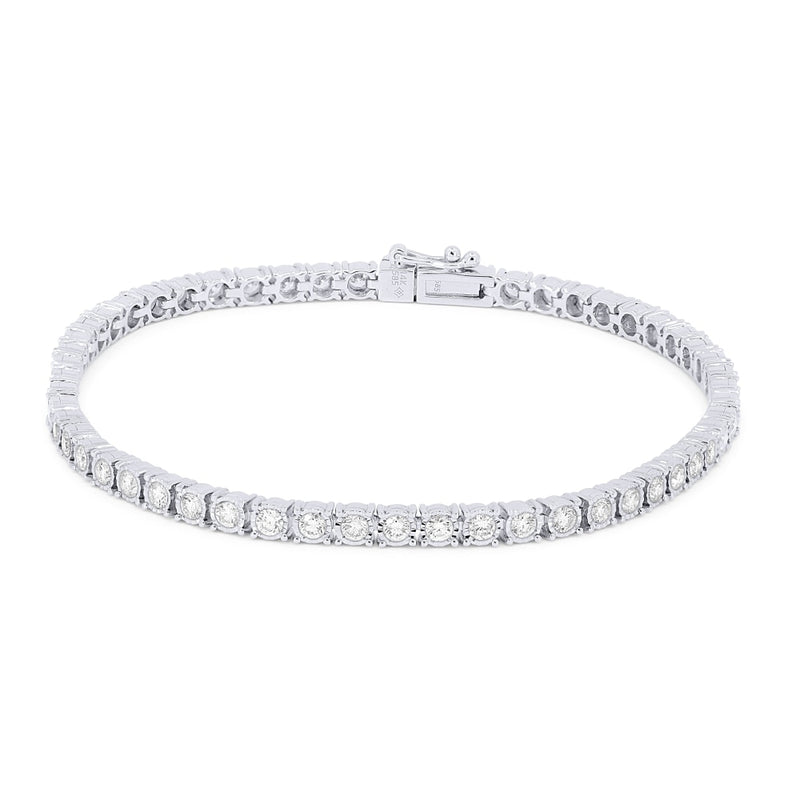 LaViano Jewelers Bracelets - 14K White Gold Tennis Bracelet 