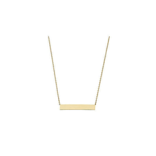 LaViano Jewelers 14K Yellow Gold Bar Necklace