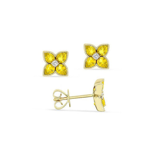 lavianojewelers - 14K Yellow Gold Citrine Earrings | LaViano