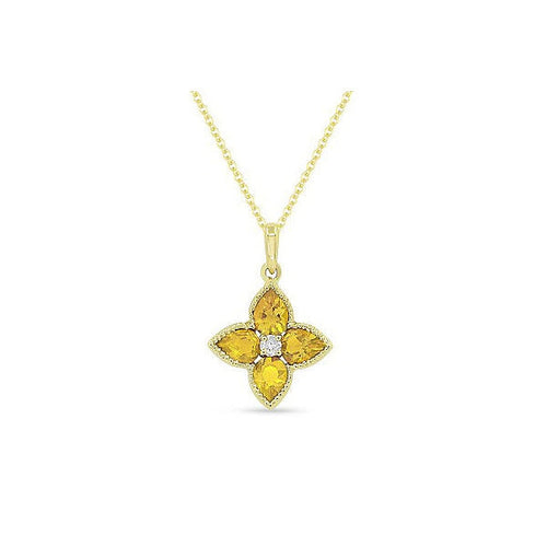 lavianojewelers - 14K Yellow Gold Citrine Necklace | LaViano