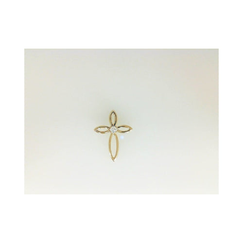 LaViano Jewelers Charms & Pendants - 14K Yellow Gold Cross |