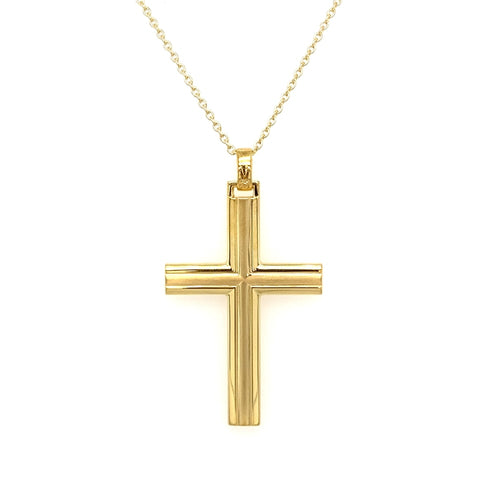 LaViano Jewelers Necklaces - 14K Yellow Gold Cross | LaViano