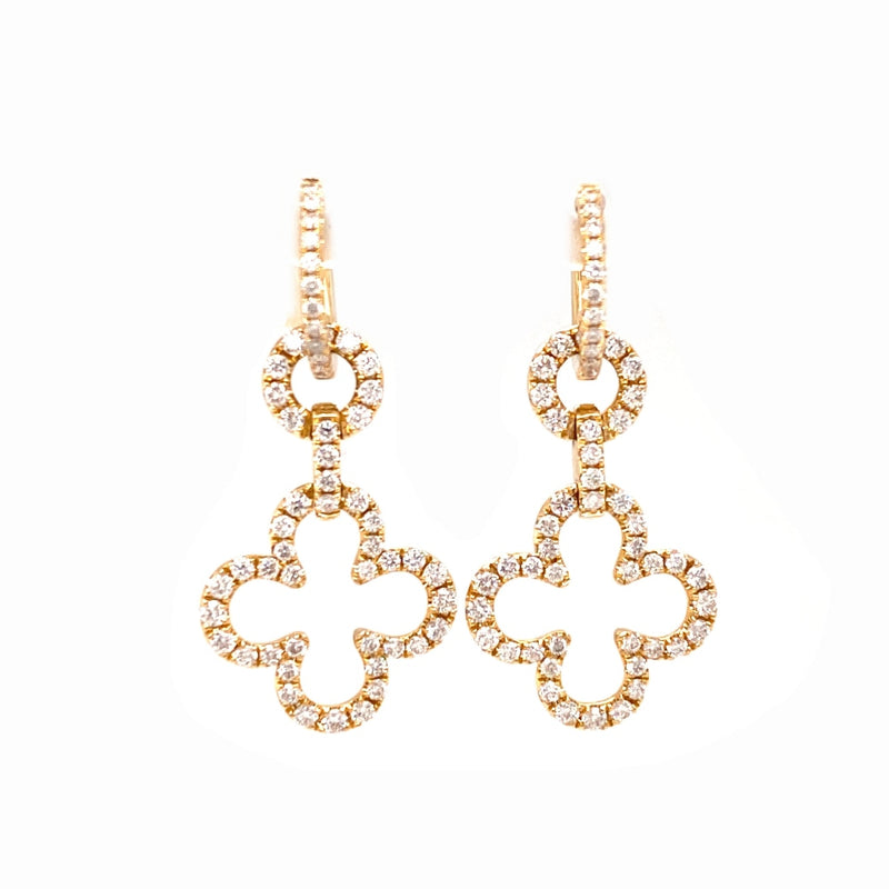 LaViano Jewelers Earrings - 14K Yellow Gold Diamond Earrings