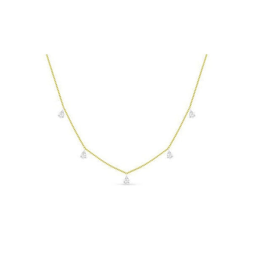 lavianojewelers - 14K Yellow Gold Diamond Necklace | LaViano