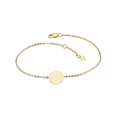 lavianojewelers - 14K Yellow Gold Disc Bracelet | LaViano 