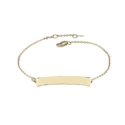 lavianojewelers - 14K Yellow Gold ID Bracelet | LaViano 