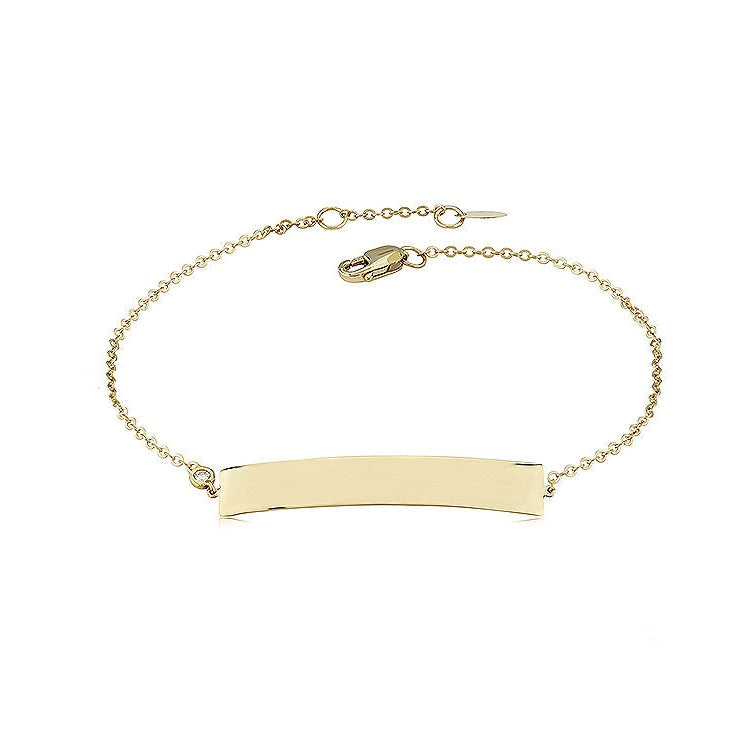 lavianojewelers - 14K Yellow Gold ID Bracelet | LaViano 
