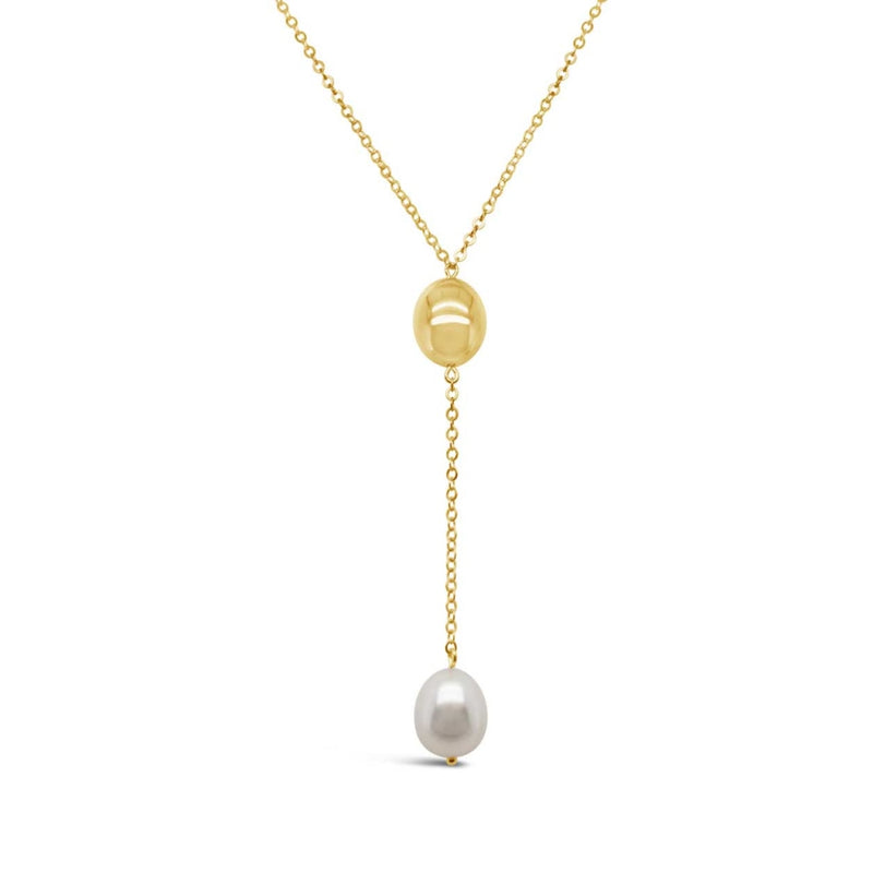 LaViano Jewelers 14K Yellow Gold Peral Drop Necklace
