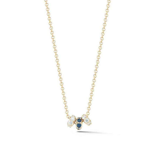 lavianojewelers - 14K Yellow Gold Sapphire Lia Necklace | 
