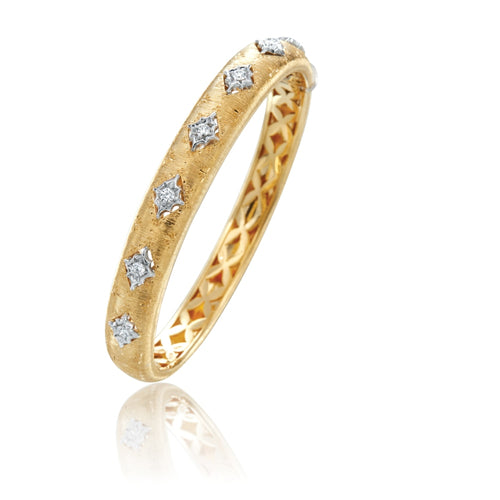 LaViano Jewelers Bracelets - 18K Two Tone Diamond Bracelet |
