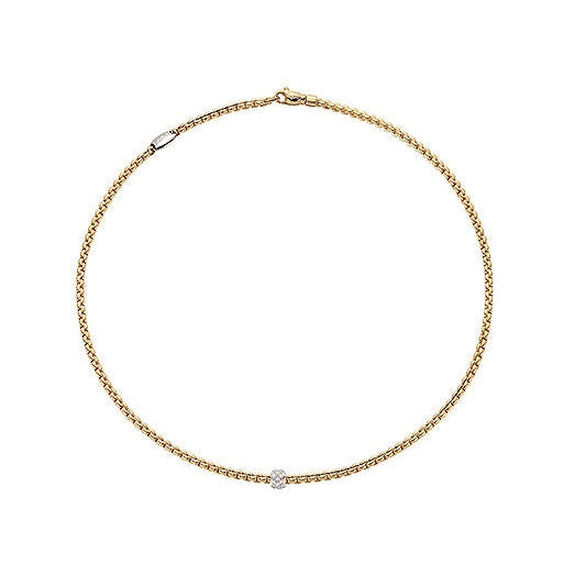 lavianojewelers - 18K Two Tone Diamond Necklace | LaViano 