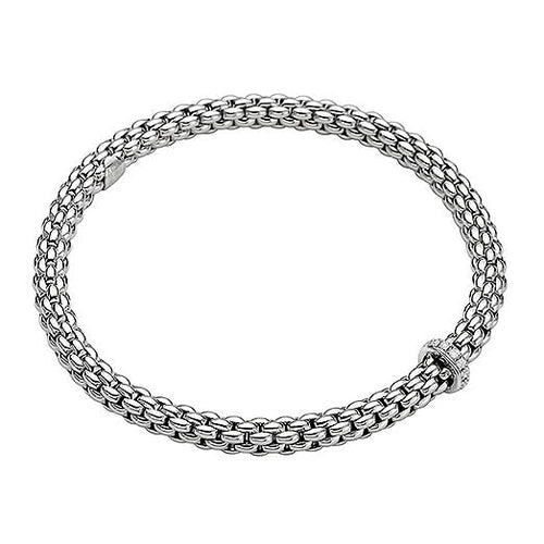 lavianojewelers - 18K White Gold Diamond Bracelet | LaViano 