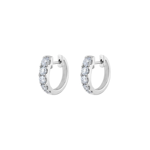 LaViano Jewelers Earrings - 18K White Gold Diamond Earrings