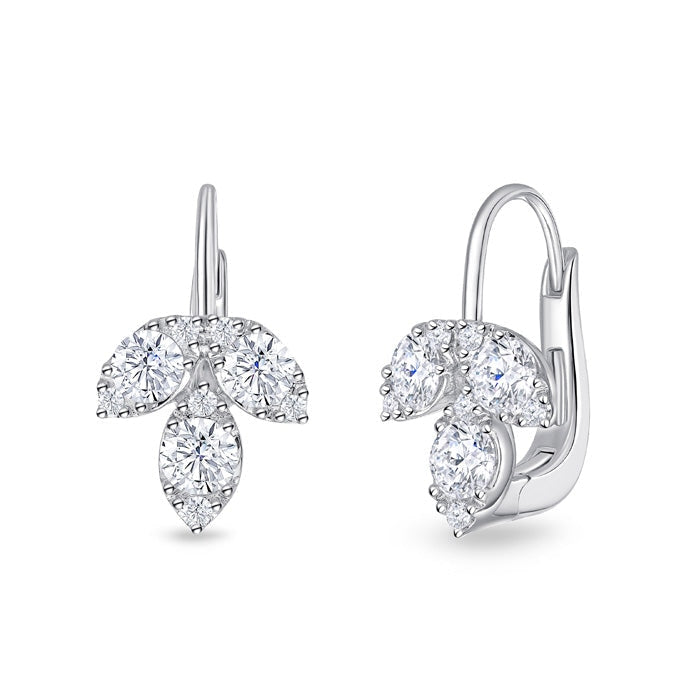 LaViano Jewelers Earrings - 18K White Gold Diamond Earrings