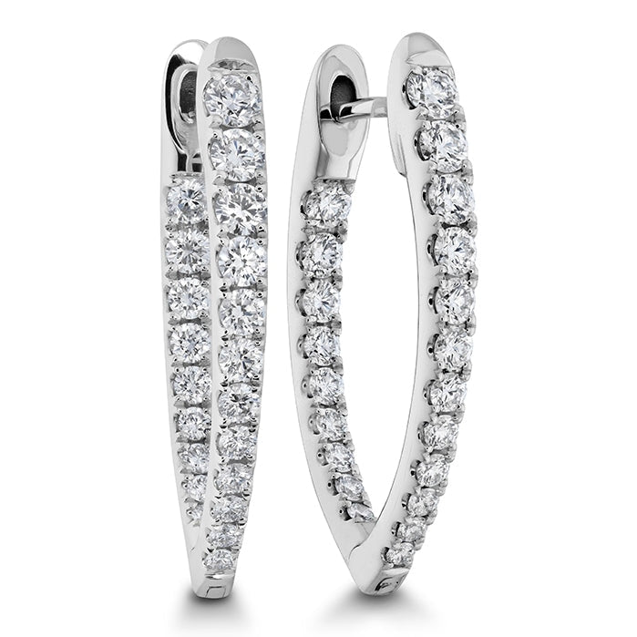 LaViano Jewelers Earrings - 18K White Gold Diamond Earrings