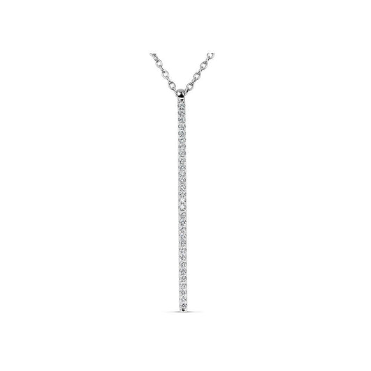 Pe Jay Creations 18K White Gold Diamond Necklace
