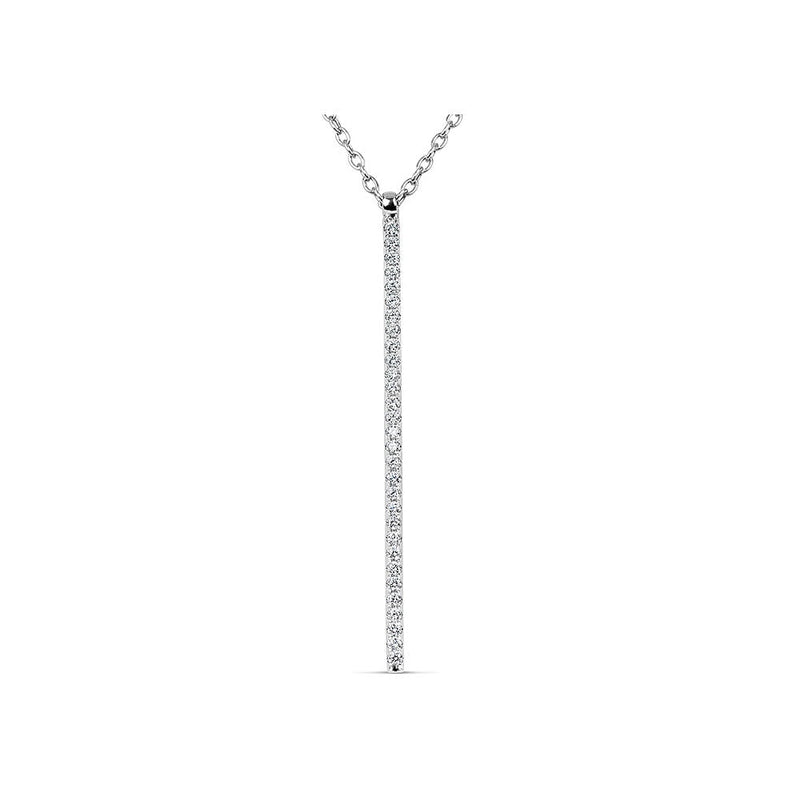 Pe Jay Creations 18K White Gold Diamond Necklace