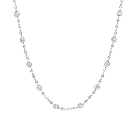 LaViano Jewelers Necklaces - 18K White Gold Diamond Necklace