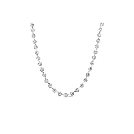 LaViano Jewelers 18K White Gold Diamond Necklace
