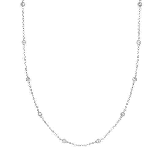 LaViano Jewelers Necklaces - 18K White Gold Diamond Necklace