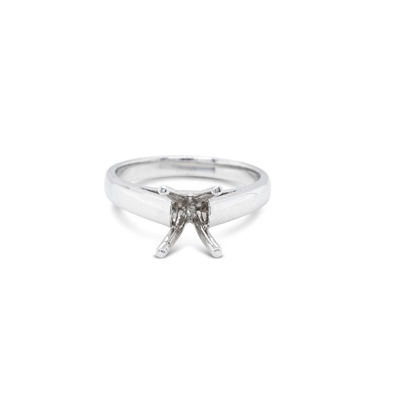 lavianojewelers - 18K White Gold Diamond Semi Mounting Ring 