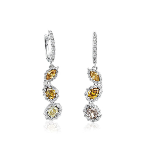 lavianojewelers - 18K White Gold Fancy Colored Diamond 