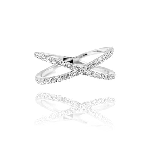 lavianojewelers - 18K White Gold Diamond Ring | LaViano 