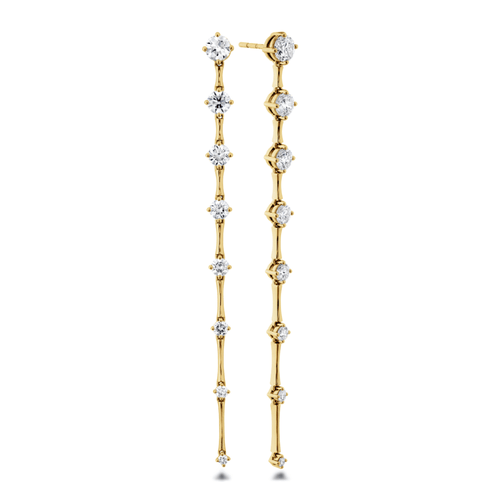 LaViano Jewelers Earrings - 18K Yellow Gold Diamond Earrings