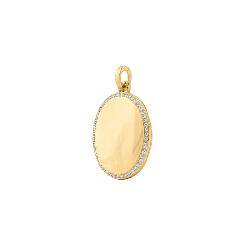 LaViano Jewelers Necklaces - 18K Yellow Gold Diamond Locket