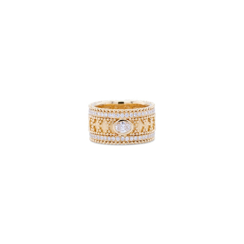 LaViano Jewelers Rings - 18K Yellow Gold Diamond Ring | 