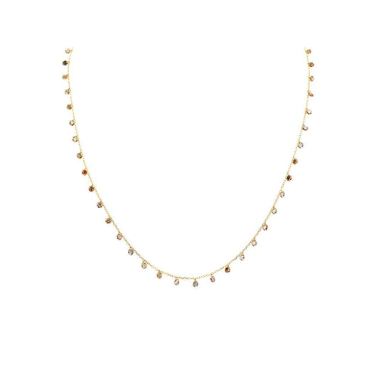 lavianojewelers - 18K Yellow Gold Fancy Colored Congac 