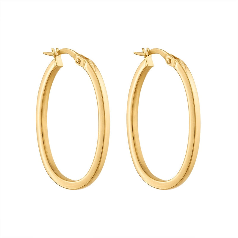LaViano Jewelers Earrings - 18K Yellow Gold Hoop Earrings | 