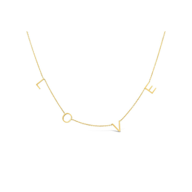 LaViano Jewelers 18K Yellow Gold Love Necklace
