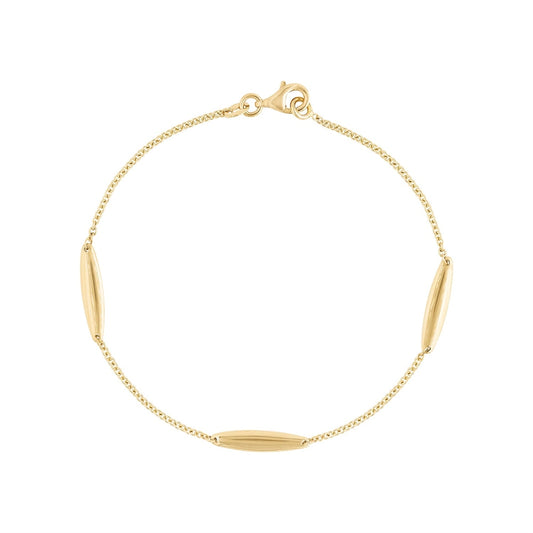 LaViano Jewelers Bracelets - 18K Yellow Gold Station
