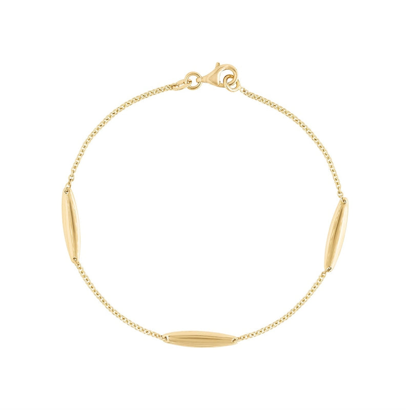 LaViano Jewelers Bracelets - 18K Yellow Gold Station