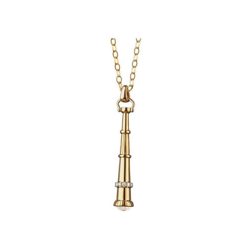 lavianojewelers - 18K Yellow Gold Telescope Necklace | 