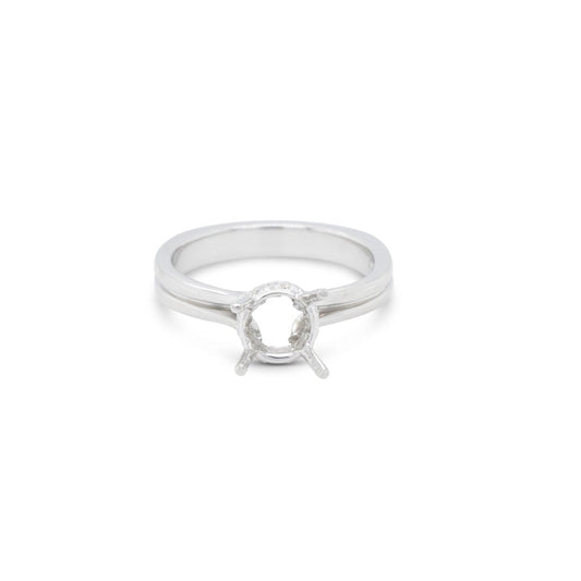 Platinum Diamond Semi Mounting Ring