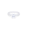 lavianojewelers - Platinum Diamond Semi Mounting Ring | 