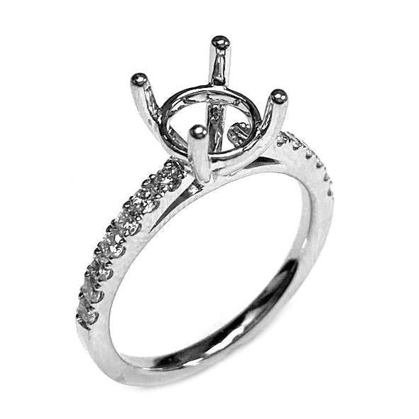 LaViano Jewelers Rings -.35cts Platinum and Diamond Semi 