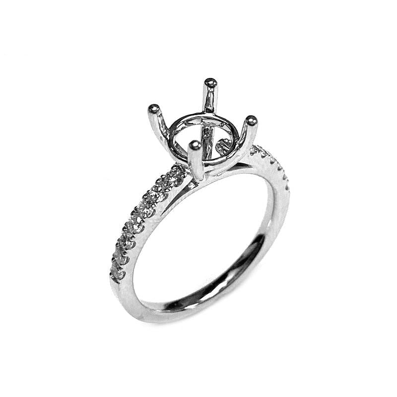 LaViano Jewelers Rings -.35cts Platinum and Diamond Semi 