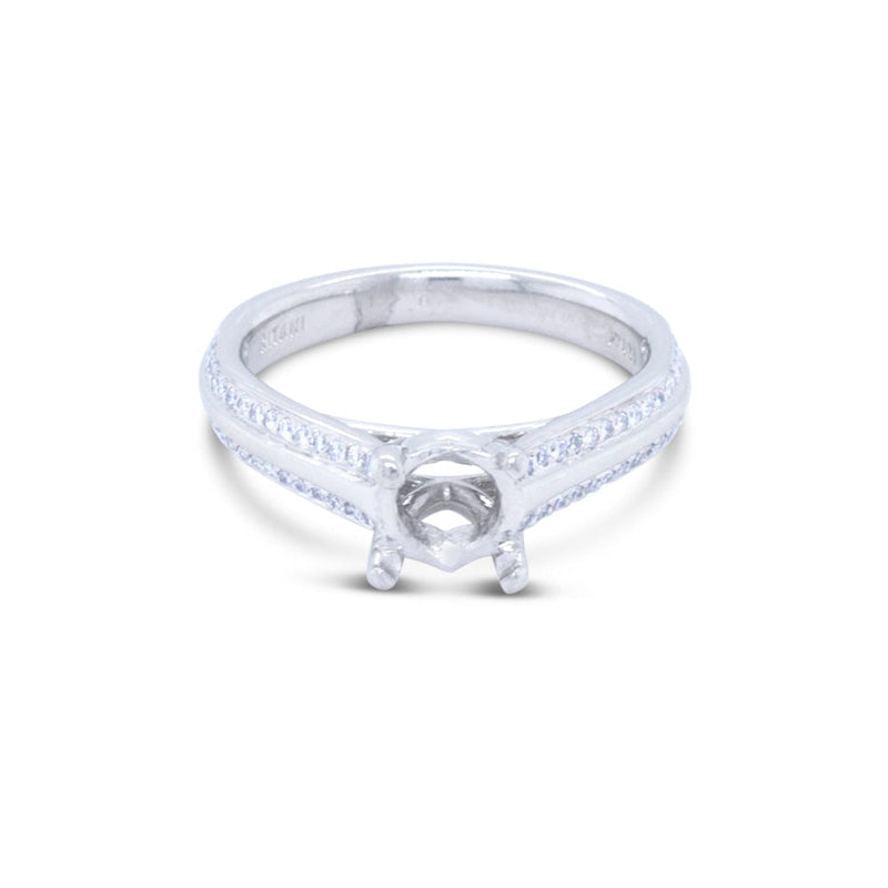 LaViano Jewelers Rings -.35cts Platinum Diamond Semi 