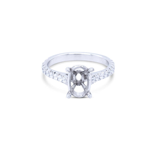 LaViano Jewelers Rings -.36cts Platinum Diamond Semi 