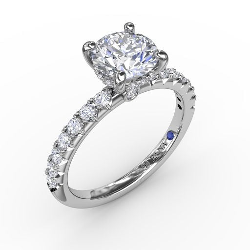 LaViano Jewelers Bridal Settings -.42cts Platinum Diamond 