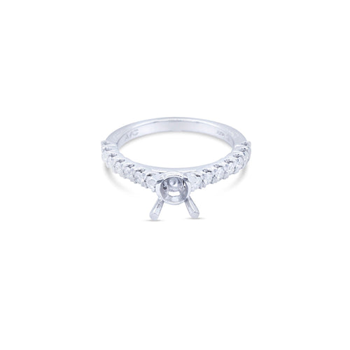 LaViano Jewelers Rings -.42cts Platinum Diamond Semi 